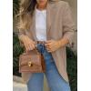 imagePRETTYGARDEN 2025 Blazers for Women Business Casual Long Sleeve Lapel Open Front Suit Jacket Work Blazer with PocketsCamel