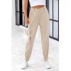 imagePRETTYGARDEN Womens Dress Pants Business Casual 2025 Trendy High Waisted Ankle Length Dressy Trousers Slacks Work ClothesLight Khaki