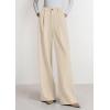 imagePRETTYGARDEN Womens Wide Leg Dress Pants 2025 Business Casual Flowy Work Palazzo Pants High Waisted Slacks TrousersBeige