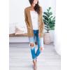 imagePRETTYGARDEN Womens Open Front Cardigan Sweaters Fall Fashion Button Down Cable Knit Chunky Winter Clothing Outerwear CoatsKhaki