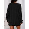 imagePRETTYGARDEN Womens Oversized Cable Knit Cardigan 2025 Fall Fashion Long Sleeve Open Front Chunky Sweaters Winter CoatsBlack