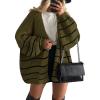 Striped Army Green