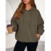 imagePRETTYGARDEN Womens 2025 Oversized Hoodies Sweatshirt Fleece Long Sleeve Going Out Tops Trendy Casual Fall Fashion OutfitsArmy Green