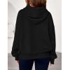 imagePRETTYGARDEN Womens 2025 Oversized Hoodies Sweatshirt Fleece Long Sleeve Going Out Tops Trendy Casual Fall Fashion OutfitsBlack
