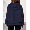 imagePRETTYGARDEN Womens 2025 Oversized Hoodies Sweatshirt Fleece Long Sleeve Going Out Tops Trendy Casual Fall Fashion OutfitsNavy Blue