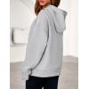 imagePRETTYGARDEN Womens Oversized Hoodies Fleece Hooded Sweatshirts Long Sleeve Pullover Tops 2025 Fall Outfits Winter ClothesGrey