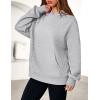imagePRETTYGARDEN Womens Oversized Hoodies Fleece Hooded Sweatshirts Long Sleeve Pullover Tops 2025 Fall Outfits Winter ClothesGrey