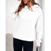 imagePRETTYGARDEN Womens Oversized Hoodies Fleece Hooded Sweatshirts Long Sleeve Pullover Tops 2025 Fall Outfits Winter ClothesWhite