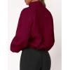 imagePRETTYGARDEN Womens 2025 Winter Fleece Jacket Trendy Long Sleeve Zip Up Cropped Warm Sherpa Coat Fall Fashion Workout ClothesBurgundy