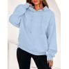 imagePRETTYGARDEN Womens 2025 Fall Fashion Oversized Hoodies Sweatshirt Fleece Long Sleeve Going Out Tops Trendy Winter ClothingLight Blue