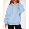 imagePRETTYGARDEN Womens 2025 Fall Fashion Oversized Hoodies Sweatshirt Fleece Long Sleeve Going Out Tops Trendy Winter ClothingLight Blue