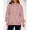 imagePRETTYGARDEN Womens 2025 Fall Fashion Oversized Hoodies Sweatshirt Fleece Long Sleeve Going Out Tops Trendy Winter ClothingPink