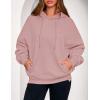 imagePRETTYGARDEN Womens 2025 Fall Fashion Oversized Hoodies Sweatshirt Fleece Long Sleeve Going Out Tops Trendy Winter ClothingPink