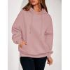 imagePRETTYGARDEN Womens 2025 Fall Fashion Oversized Hoodies Sweatshirt Fleece Long Sleeve Going Out Tops Trendy Winter ClothingPink