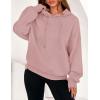 imagePRETTYGARDEN Womens 2025 Fall Fashion Oversized Hoodies Sweatshirt Fleece Long Sleeve Going Out Tops Trendy Winter ClothingPink