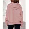 imagePRETTYGARDEN Womens 2025 Fall Fashion Oversized Hoodies Sweatshirt Fleece Long Sleeve Going Out Tops Trendy Winter ClothingPink