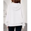 imagePRETTYGARDEN Womens 2025 Fall Fashion Oversized Hoodies Sweatshirt Fleece Long Sleeve Going Out Tops Trendy Winter ClothingWhite