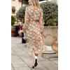 imagePRETTYGARDEN Womens Floral Boho Dress Fall Long Sleeve Wrap V Neck Ruffle Flowy Maxi Spring Wedding Guest Vacation DressesFloral Yellow
