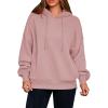 imagePRETTYGARDEN Womens 2025 Fall Fashion Oversized Hoodies Sweatshirt Fleece Long Sleeve Going Out Tops Trendy Winter ClothingPink