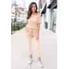 imagePRETTYGARDEN Jumpsuits for Women 2025 Dressy Casual Off Shoulder Romper Outfits Spring Vacation Travel Summer Lounge ClothesBeige