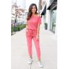 imagePRETTYGARDEN Jumpsuits for Women 2025 Dressy Casual Off Shoulder Romper Outfits Spring Vacation Travel Summer Lounge ClothesLight Pink
