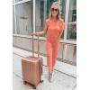 imagePRETTYGARDEN Jumpsuits for Women 2025 Dressy Casual Off Shoulder Romper Outfits Spring Vacation Travel Summer Lounge ClothesPink