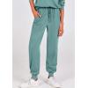imagePRETTYGARDEN Womens Fall 2 Piece Lounge Sets Zip Up Sweatshirt Jogger Pants Sweat Track Suits Travel Outfit Winter ClothingFruit Green