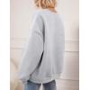 imagePRETTYGARDEN Oversized Sweatshirt for Women Fall Outfits 2025 Crewneck Long Sleeve Tops Fleece Pullover Winter ClothingGrey