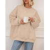 imagePRETTYGARDEN Oversized Sweatshirt for Women Fall Outfits 2025 Crewneck Long Sleeve Tops Fleece Pullover Winter ClothingKhaki