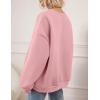 imagePRETTYGARDEN Oversized Sweatshirt for Women Fall Outfits 2025 Crewneck Long Sleeve Tops Fleece Pullover Winter ClothingPink