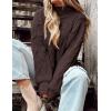 imagePRETTYGARDEN Womens Fall Oversized Pullover Sweaters Casual Crewneck Long Sleeve Chunky Cable Knit Tops Winter ClothingCoffee
