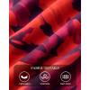 imagePRETTYGARDEN Womens Long Sleeve Bodycon Dresses 2025 Fall Sexy Floral Mesh Slit Ruched Tight Maxi Wedding Guest DressPurple Orange
