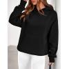 imagePRETTYGARDEN Womens Oversized Hoodies Fleece Sweatshirts Fall Fashion 2025 Long Sleeve Pullover Tops Y2k Winter ClothesBlack