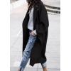 imagePRETTYGARDEN Womens Winter Coats 2025 Trendy Long Sleeve Notch Lapel Button Long Jackets Casual Oversized Vacation OutfitsBlack