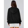 imagePRETTYGARDEN Womens Zip Up Y2K Hoodies 2025 Fall Fashion Long Sleeve Hooded Fleece Sweatshirts Casual Jacket Winter ClothesBlack