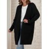 imagePRETTYGARDEN Fall Long Sleeve Cardigan Sweaters for Women 2025 Trendy Winter Open Front Loose Knitted Cardigans with Pockets