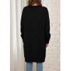 imagePRETTYGARDEN Fall Long Sleeve Cardigan Sweaters for Women 2025 Trendy Winter Open Front Loose Knitted Cardigans with Pockets
