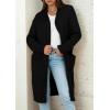 imagePRETTYGARDEN Fall Long Sleeve Cardigan Sweaters for Women 2025 Trendy Winter Open Front Loose Knitted Cardigans with Pockets