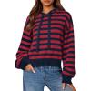 Striped Navy Red