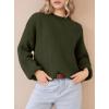 imagePRETTYGARDEN Womens Fall Oversized Sweaters Dressy Casual Long Sleeve Chunky Knit Winter Pullover Tops 2025 Holiday OutfitsArmy Green