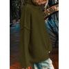 imagePRETTYGARDEN Womens Turtleneck Long Sleeve Sweater 2025 Fall Trendy Loose Fit Knit Tops Oversized Pullover SweatersArmy Green
