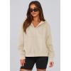 imagePRETTYGARDEN Womens Zip Up Y2K Hoodies 2025 Fall Fashion Long Sleeve Hooded Fleece Sweatshirts Casual Jacket Winter ClothesBeige