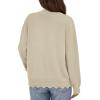 imagePRETTYGARDEN Cardigans for Women Lightweight Casual Long Sleeve Knitted Open Front Shrugs Sweaters 2025 Fall ClothesBeige