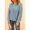 imagePRETTYGARDEN Fall Sweaters for Women 2025 Fashion Long Sleeve Casual Ribbed Knit Winter Clothes Pullover Jumper TopsBlue