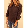 imagePRETTYGARDEN Fall Sweaters for Women 2025 Fashion Long Sleeve Casual Ribbed Knit Winter Clothes Pullover Jumper TopsCoffee