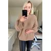 imagePRETTYGARDEN Fall Sweaters for Women 2025 Fashion Long Sleeve Casual Ribbed Knit Winter Clothes Pullover Jumper TopsKhaki