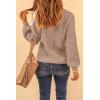 imagePRETTYGARDEN Fall Sweaters for Women 2025 Fashion Long Sleeve Casual Ribbed Knit Winter Clothes Pullover Jumper TopsKhaki