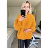 imagePRETTYGARDEN Fall Sweaters for Women 2025 Fashion Long Sleeve Casual Ribbed Knit Winter Clothes Pullover Jumper TopsTurmeric