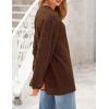 imagePRETTYGARDEN Womens 2025 Fall Sweaters Casual Crew Neck Long Sleeve Pullover Tops Ribbed Knit Loose Fit Winter ClothesBrown