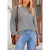 imagePRETTYGARDEN Womens 2025 Fall Sweaters Casual Crew Neck Long Sleeve Pullover Tops Ribbed Knit Loose Fit Winter ClothesGrey